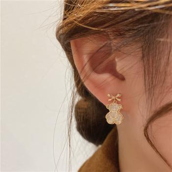 Großhandel B2B Ohrschmuck Ohrstecker Silberstift koreanisch Perlenohrringe D6029